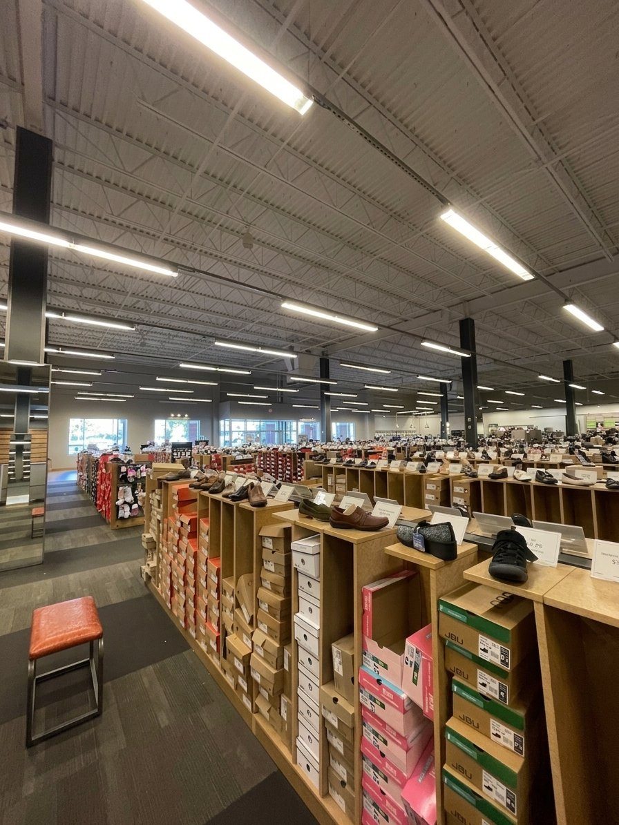 DSW interior view, Ramsey, NJ
